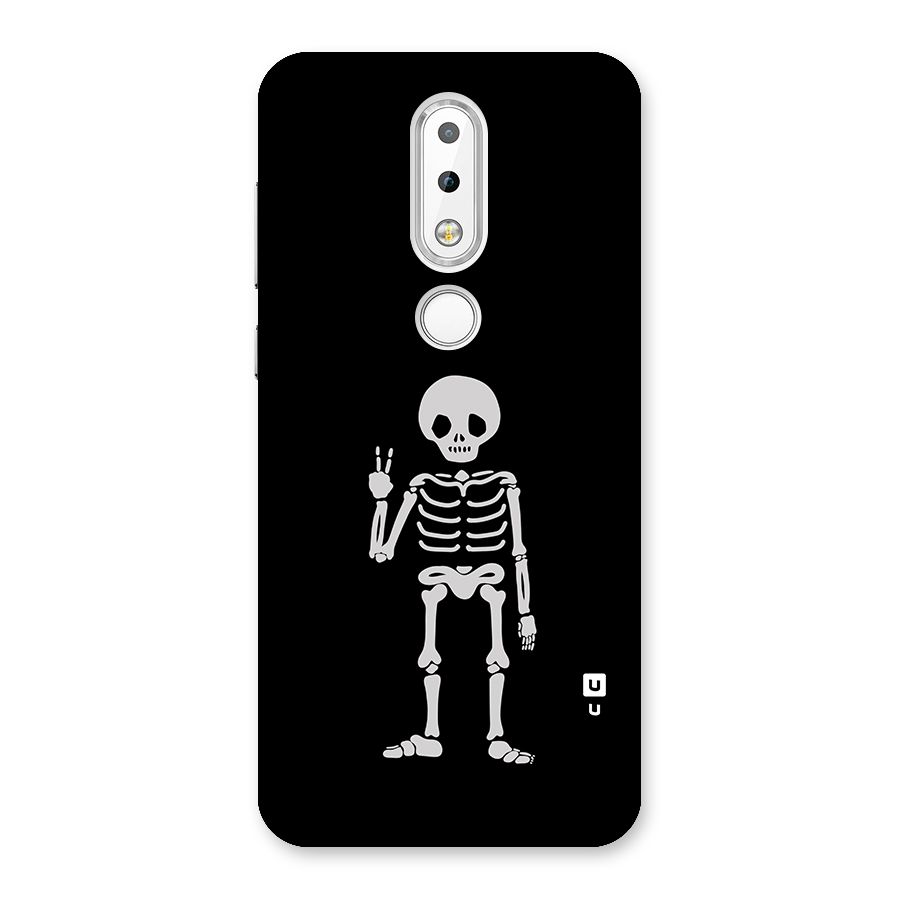 Victory Skeleton Spooky Back Case for Nokia 6.1 Plus