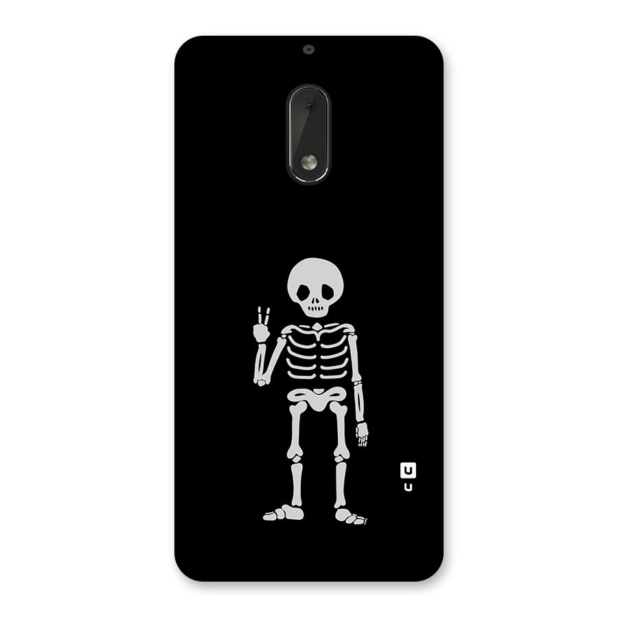 Victory Skeleton Spooky Back Case for Nokia 6