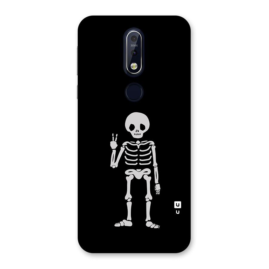 Victory Skeleton Spooky Back Case for Nokia 7.1