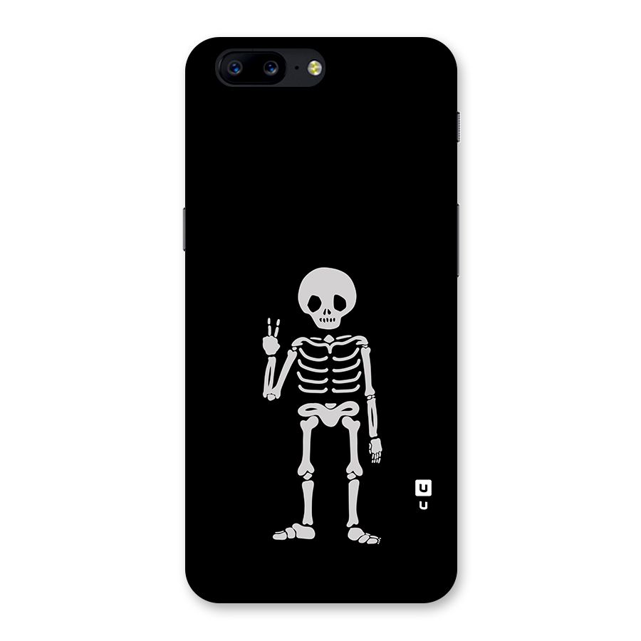 Victory Skeleton Spooky Back Case for OnePlus 5