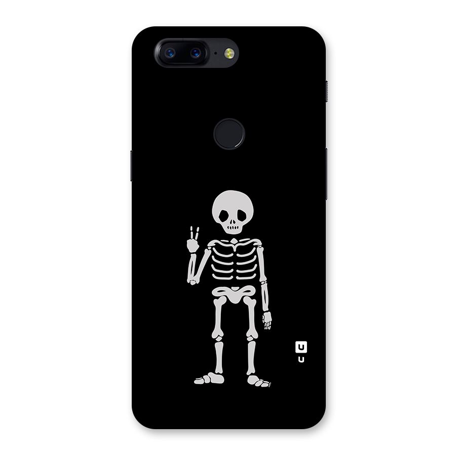 Victory Skeleton Spooky Back Case for OnePlus 5T