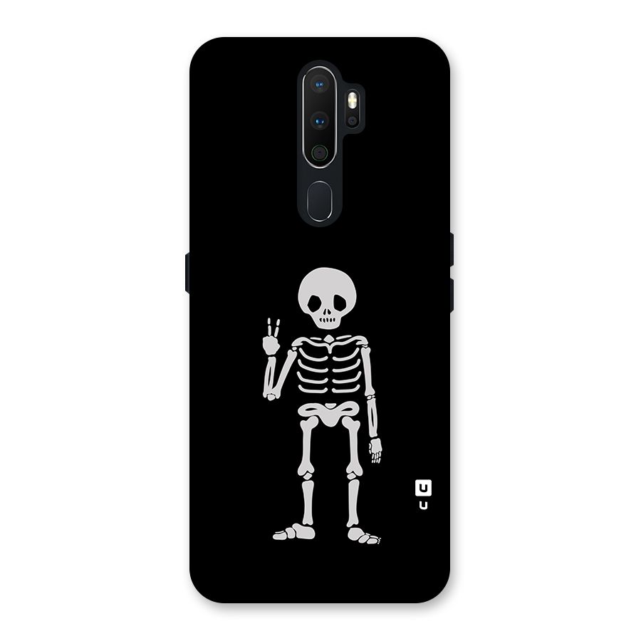 Victory Skeleton Spooky Back Case for Oppo A5 (2020)