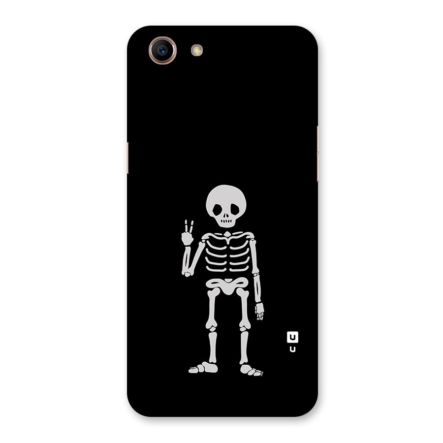 Victory Skeleton Spooky Back Case for Oppo A83 (2018)