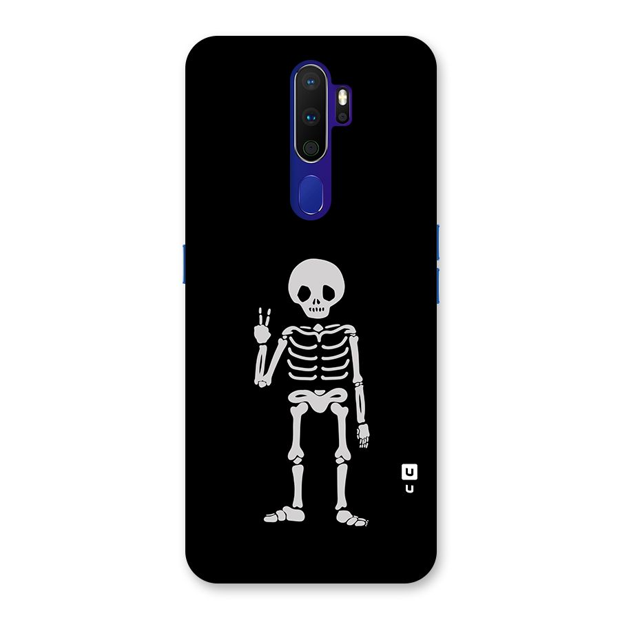 Victory Skeleton Spooky Back Case for Oppo A9 (2020)