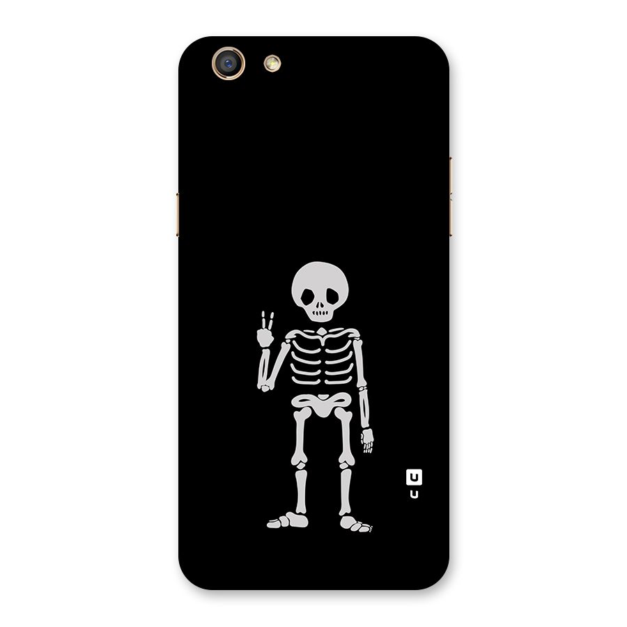 Victory Skeleton Spooky Back Case for Oppo F3