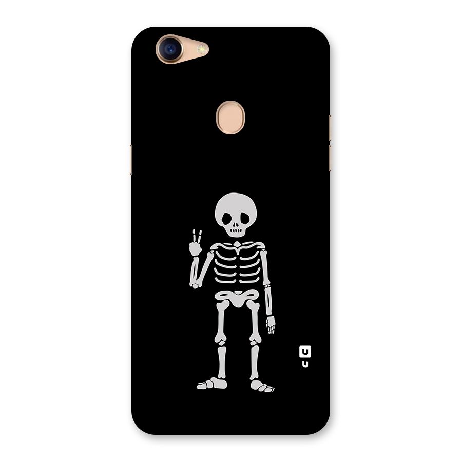 Victory Skeleton Spooky Back Case for Oppo F5