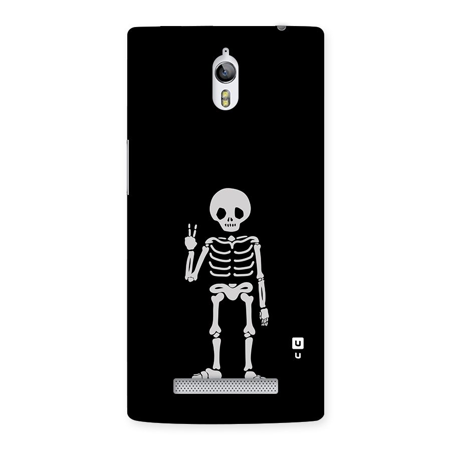 Victory Skeleton Spooky Back Case for Oppo Find 7