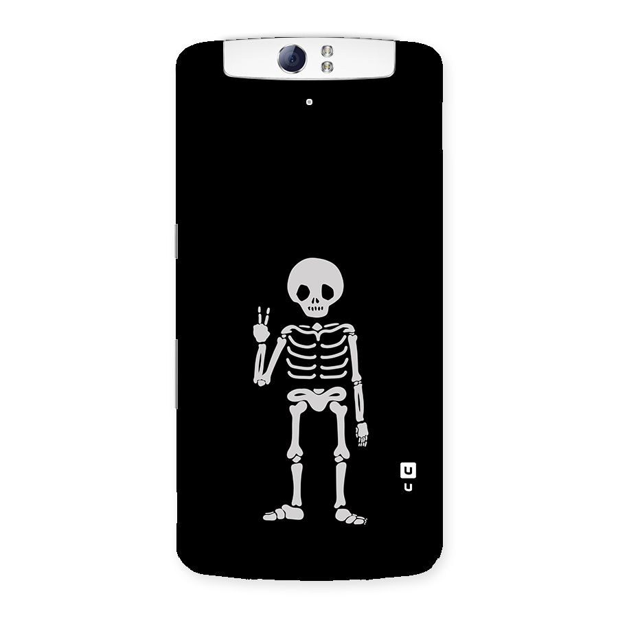 Victory Skeleton Spooky Back Case for Oppo N1