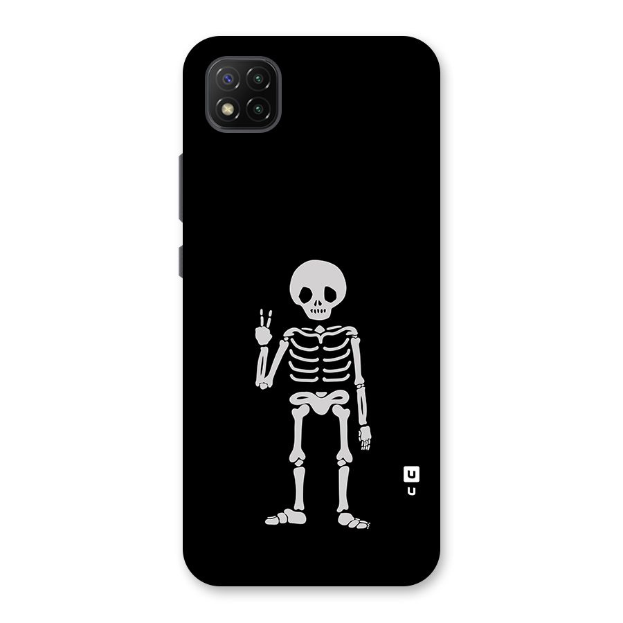 Victory Skeleton Spooky Back Case for Poco C3