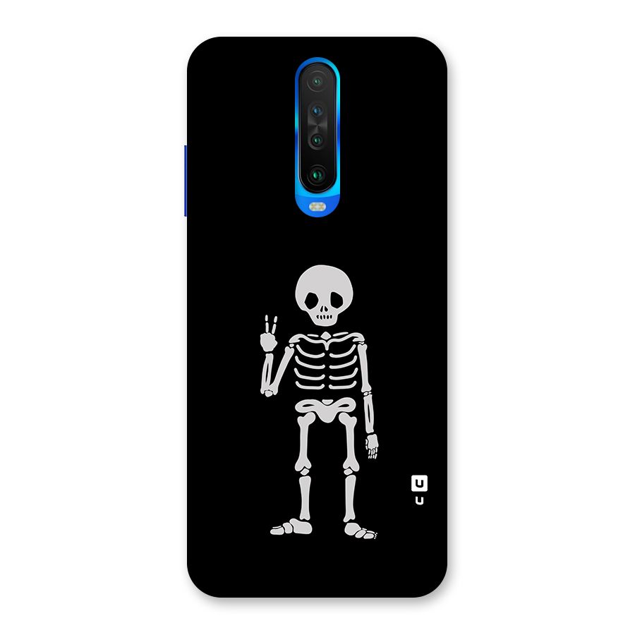 Victory Skeleton Spooky Back Case for Poco X2