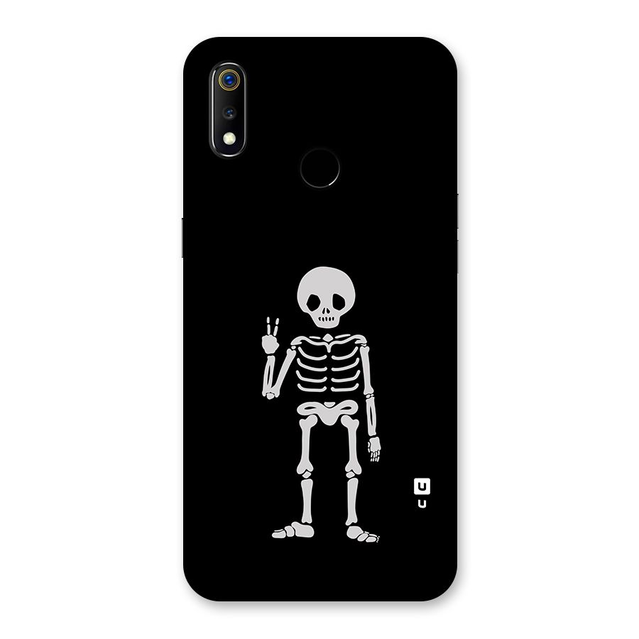 Victory Skeleton Spooky Back Case for Realme 3