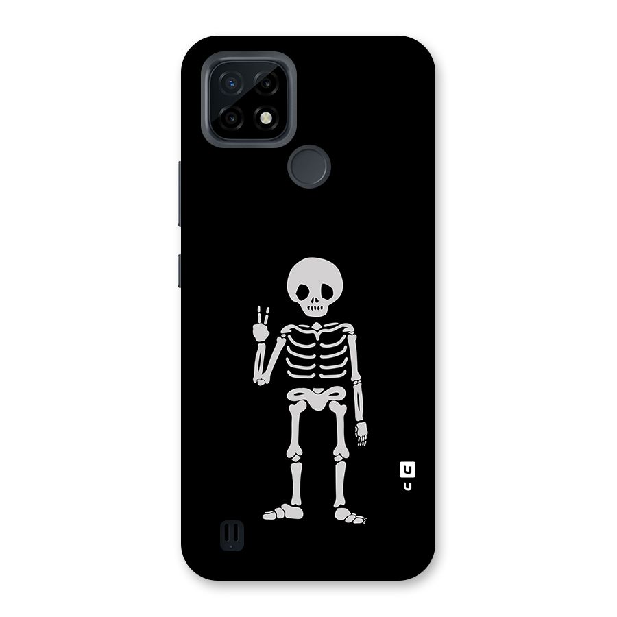 Victory Skeleton Spooky Back Case for Realme C21
