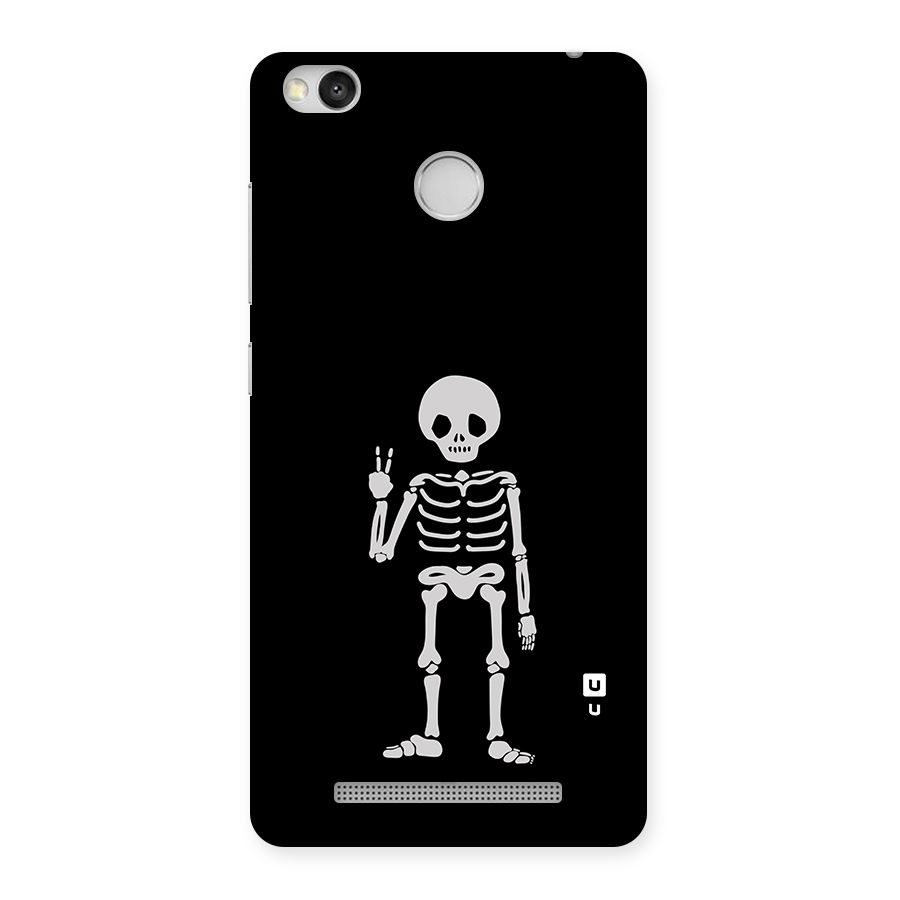 Victory Skeleton Spooky Back Case for Redmi 3S Prime
