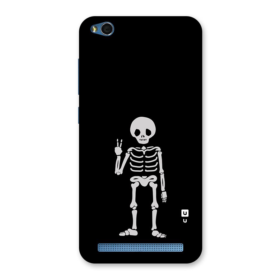 Victory Skeleton Spooky Back Case for Redmi 5A