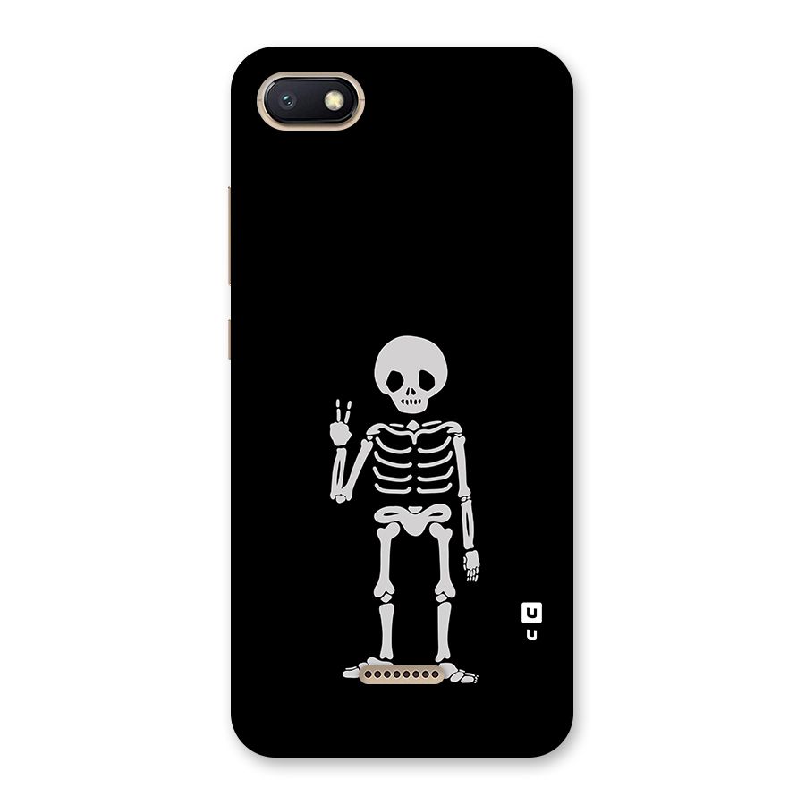 Victory Skeleton Spooky Back Case for Redmi 6A