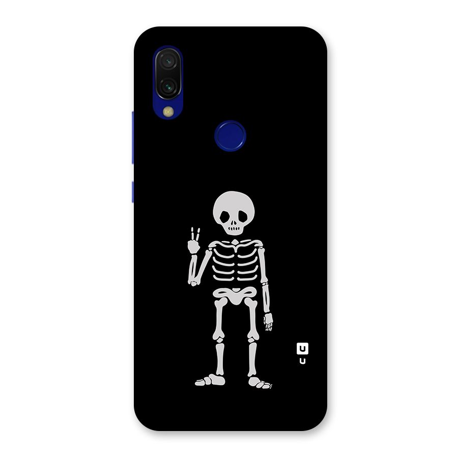 Victory Skeleton Spooky Back Case for Redmi 7