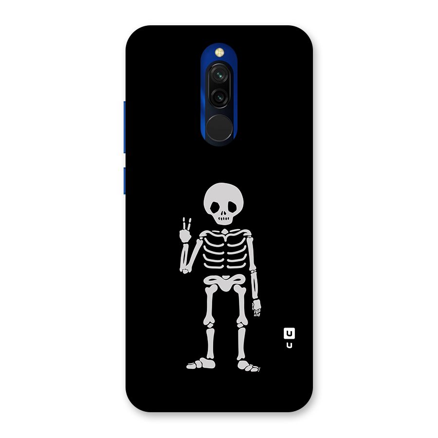 Victory Skeleton Spooky Back Case for Redmi 8