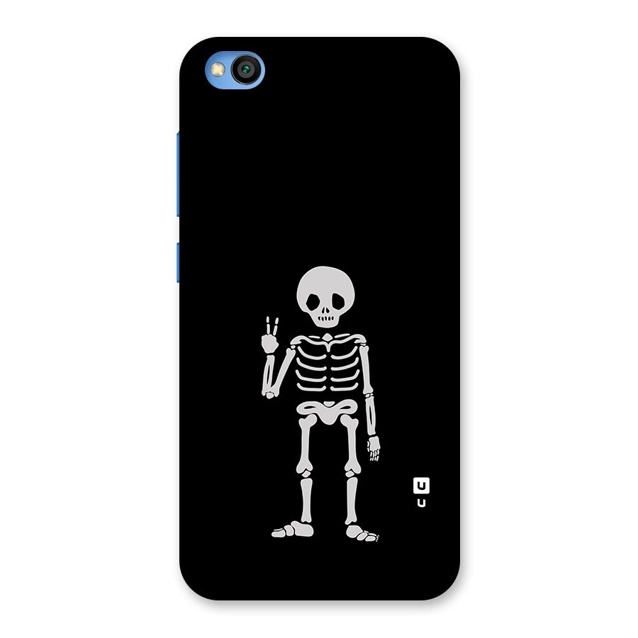 Victory Skeleton Spooky Back Case for Redmi Go
