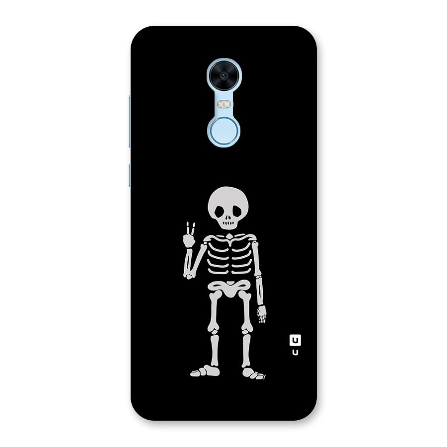 Victory Skeleton Spooky Back Case for Redmi Note 5