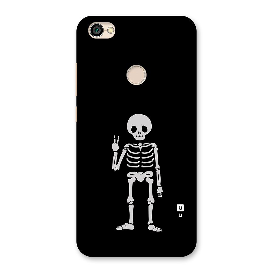 Victory Skeleton Spooky Back Case for Redmi Y1 2017