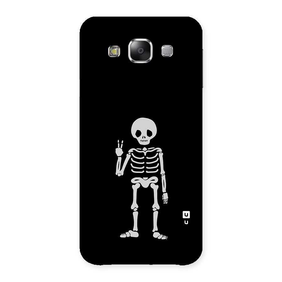 Victory Skeleton Spooky Back Case for Samsung Galaxy E5