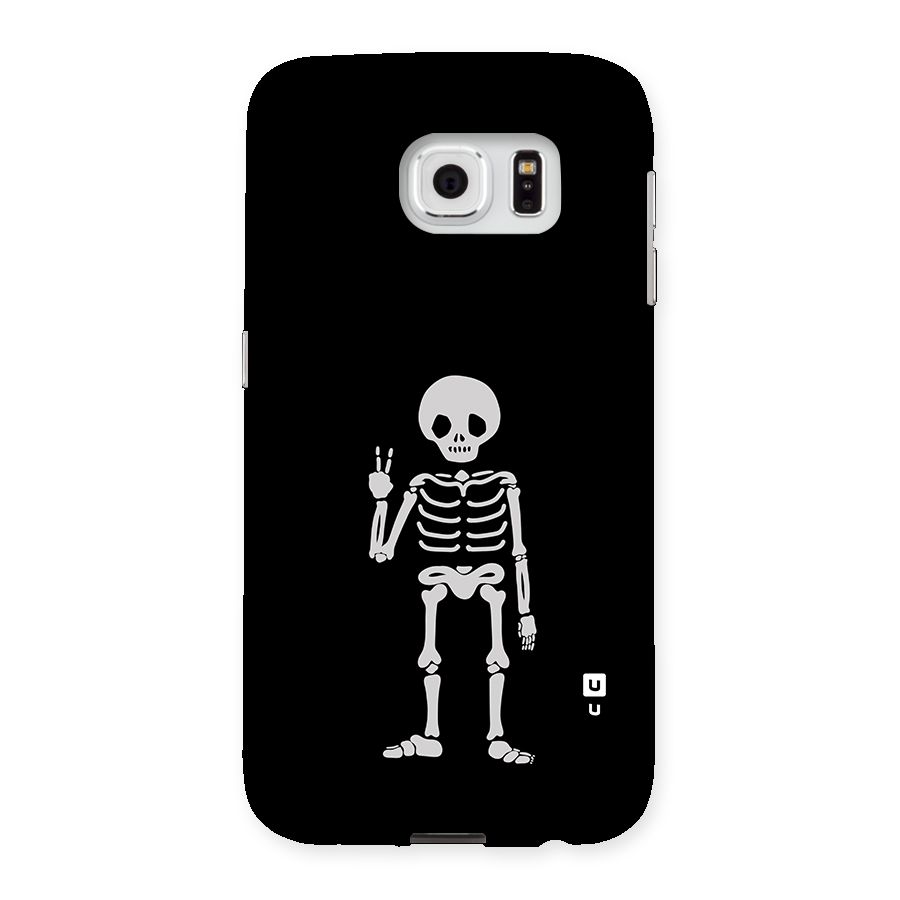 Victory Skeleton Spooky Back Case for Samsung Galaxy S6