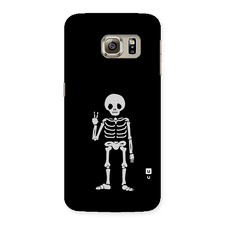 Victory Skeleton Spooky Back Case for Samsung Galaxy S6 Edge