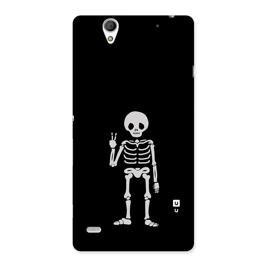 Victory Skeleton Spooky Back Case for Sony Xperia C4