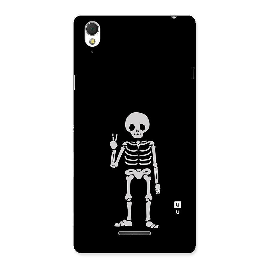 Victory Skeleton Spooky Back Case for Sony Xperia T3