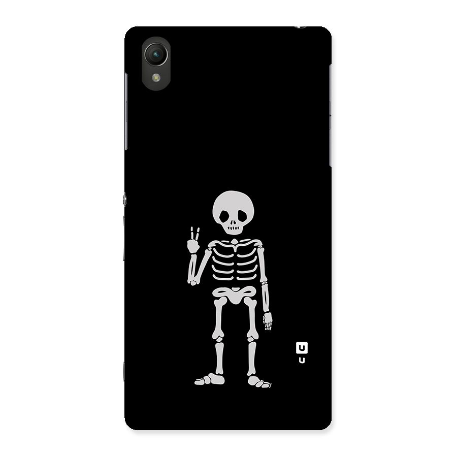 Victory Skeleton Spooky Back Case for Sony Xperia Z2