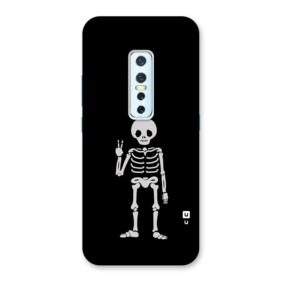 Victory Skeleton Spooky Back Case for Vivo V17 Pro