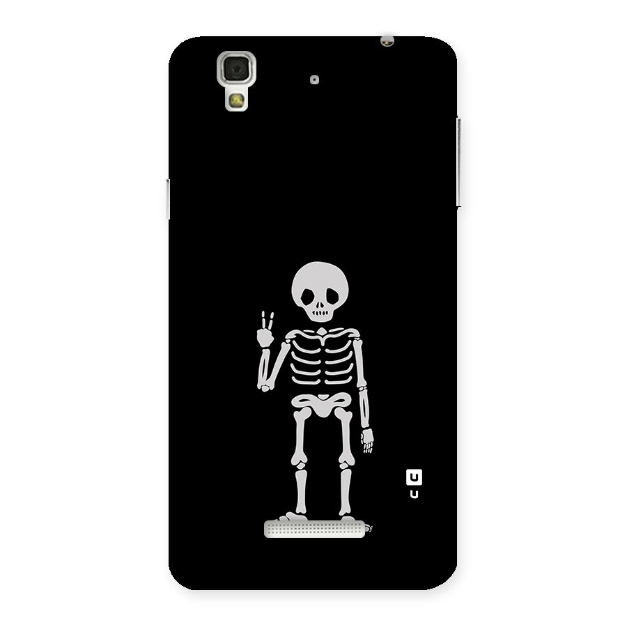 Victory Skeleton Spooky Back Case for YU Yureka Plus