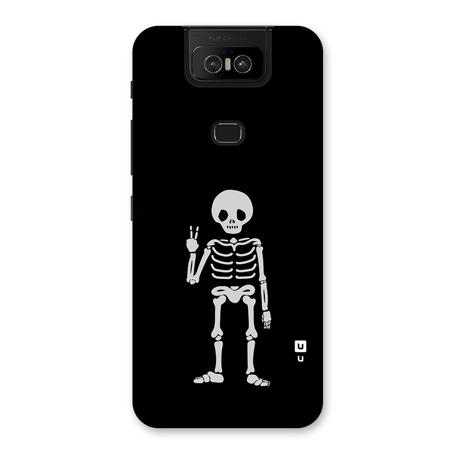 Victory Skeleton Spooky Back Case for Zenfone 6z