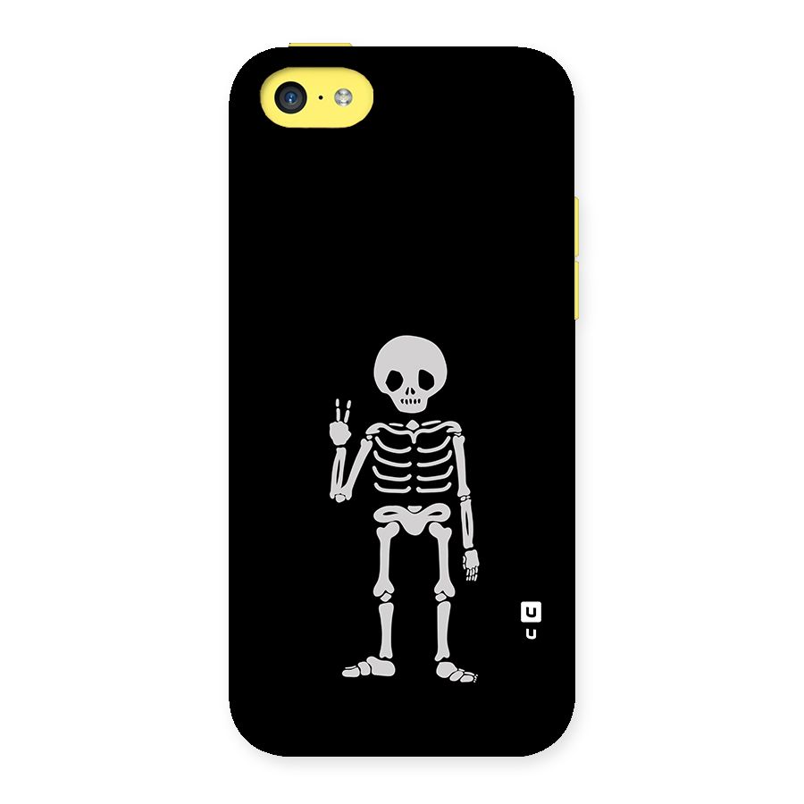 Victory Skeleton Spooky Back Case for iPhone 5C