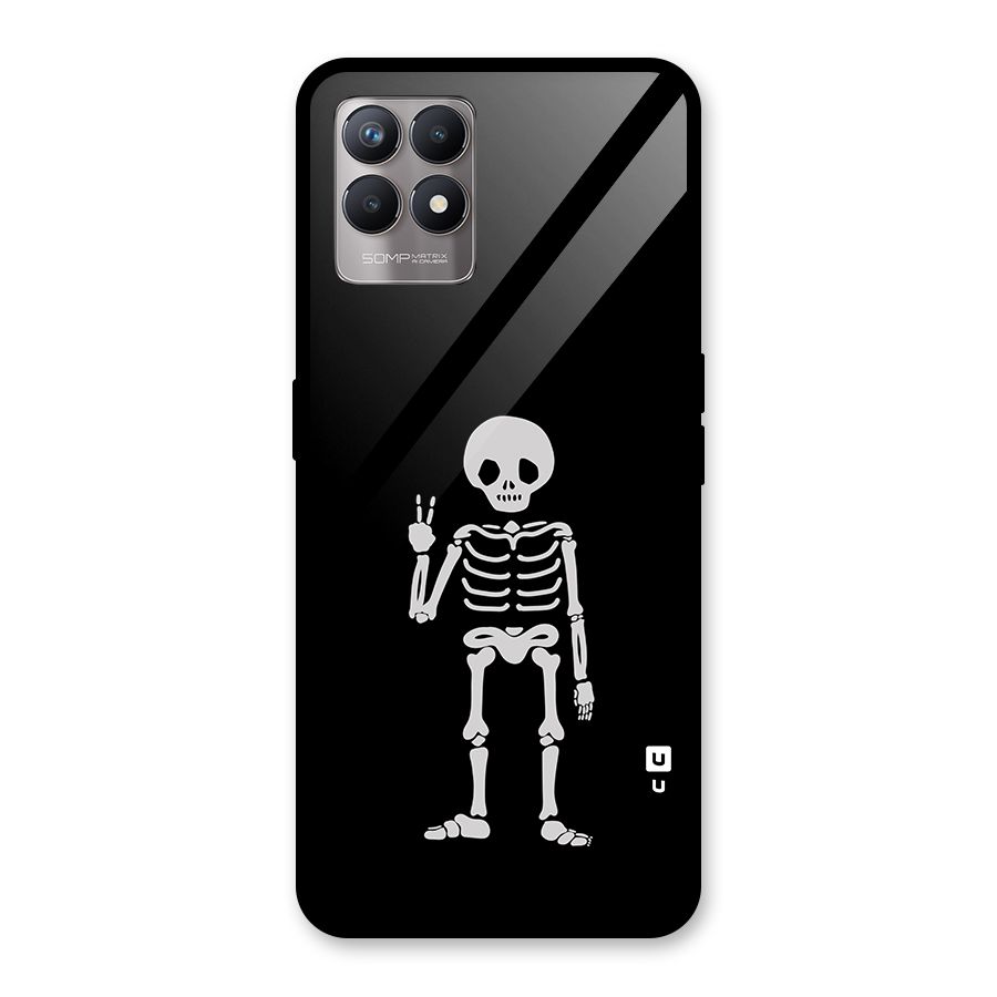 Victory Skeleton Spooky Glass Back Case for Realme Narzo 50