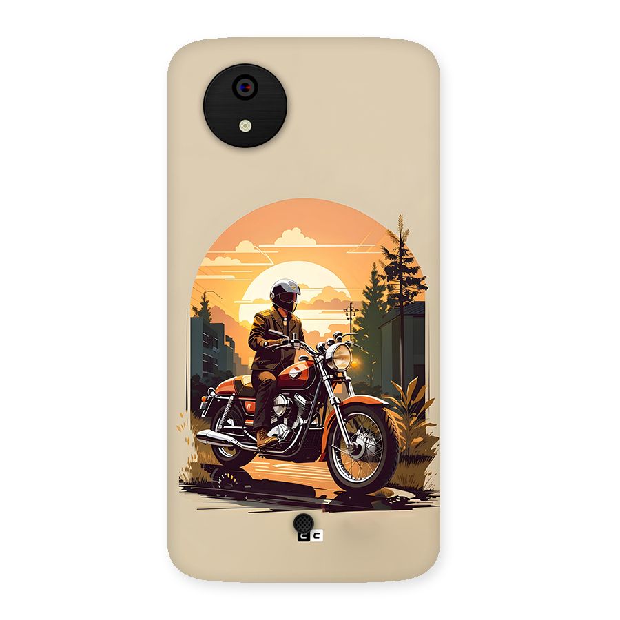 Vintage Bike Art Back Case for Canvas A1  AQ4501
