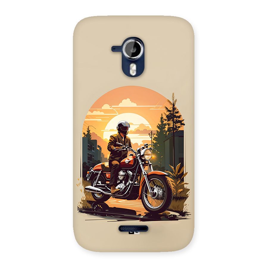 Vintage Bike Art Back Case for Canvas Magnus A117