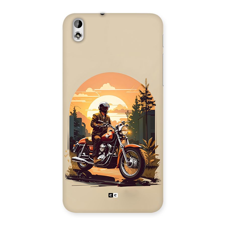 Vintage Bike Art Back Case for Desire 816s