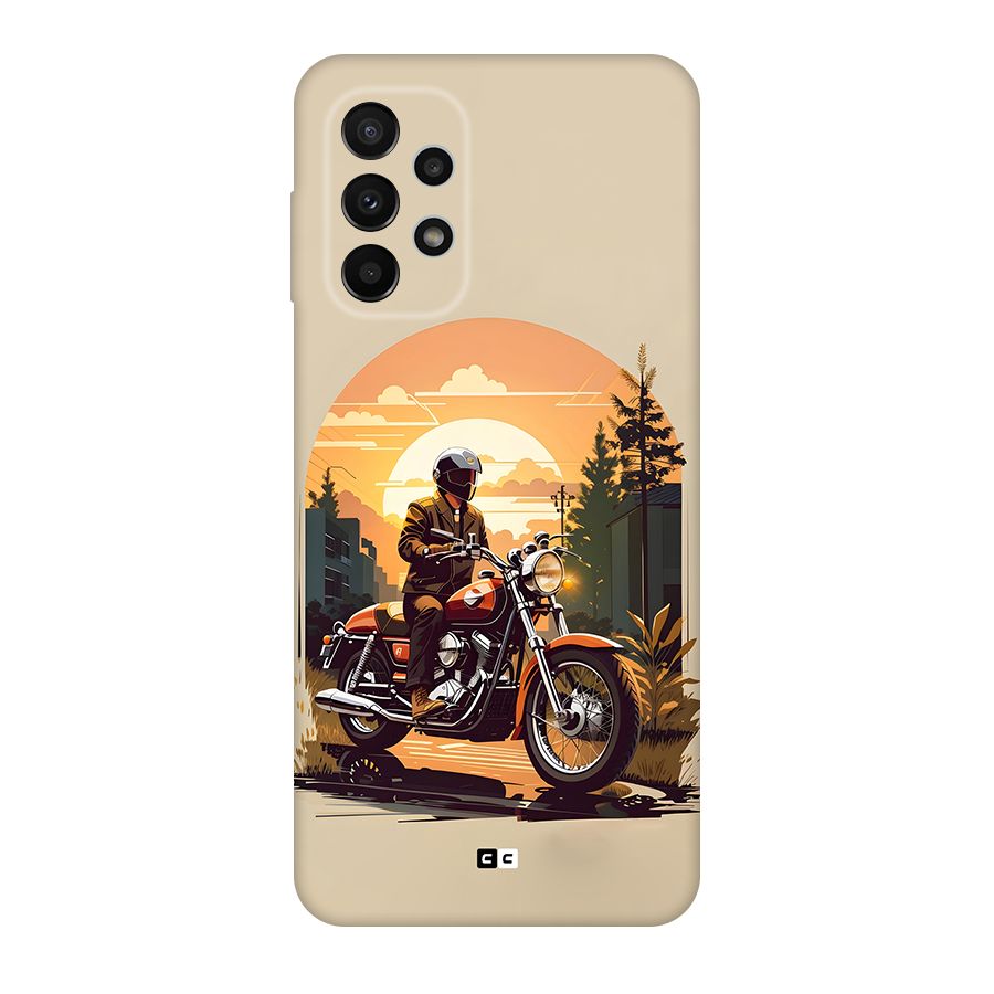 Vintage Bike Art Back Case for Galaxy A23