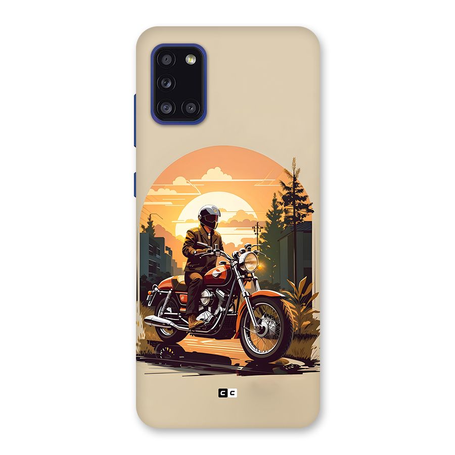 Vintage Bike Art Back Case for Galaxy A31