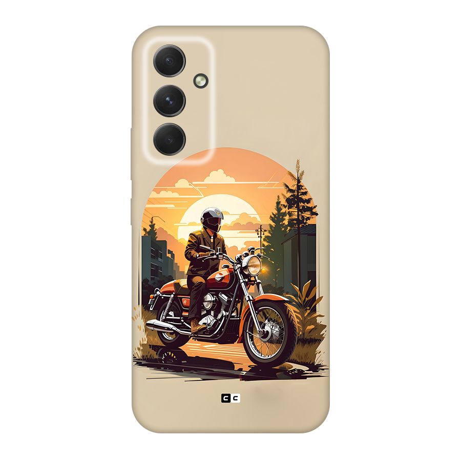 Vintage Bike Art Back Case for Galaxy A54