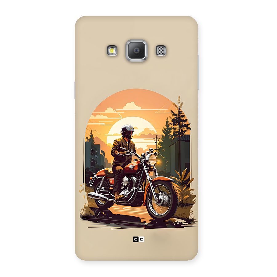 Vintage Bike Art Back Case for Galaxy A7