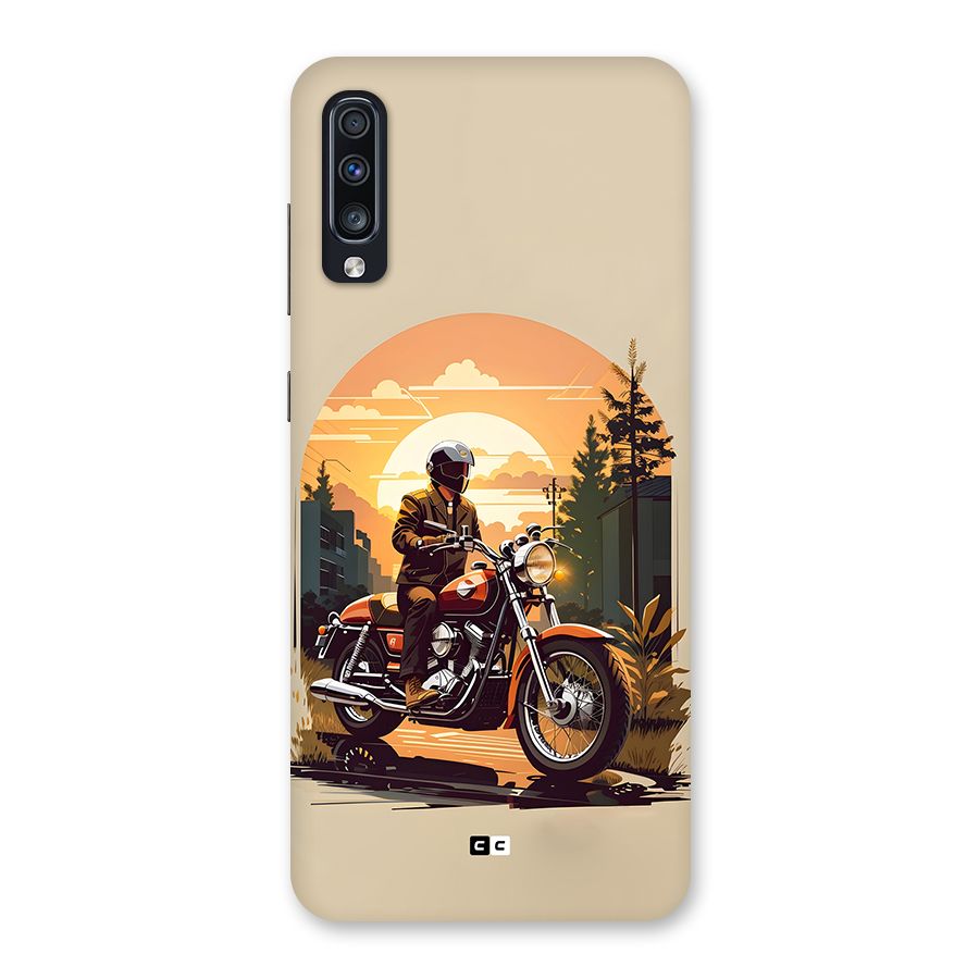 Vintage Bike Art Back Case for Galaxy A70
