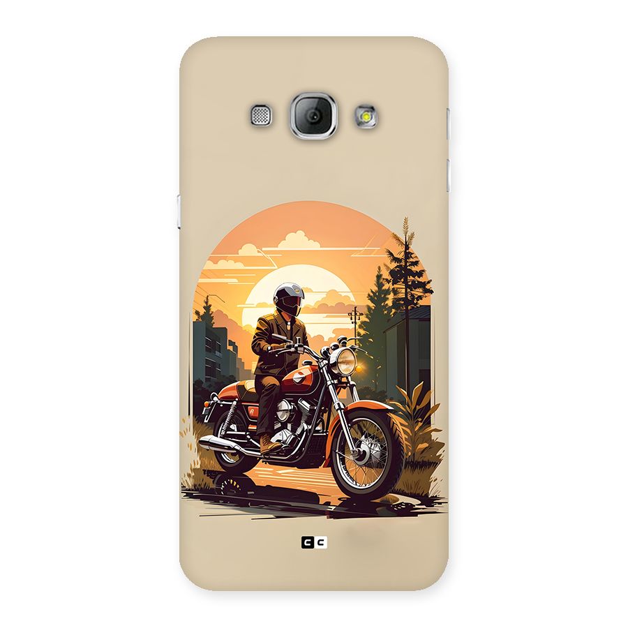 Vintage Bike Art Back Case for Galaxy A8