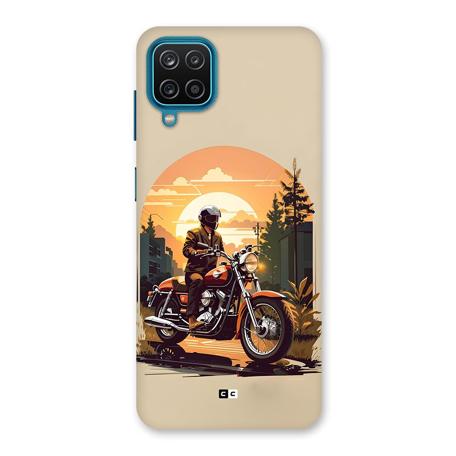 Vintage Bike Art Back Case for Galaxy F12