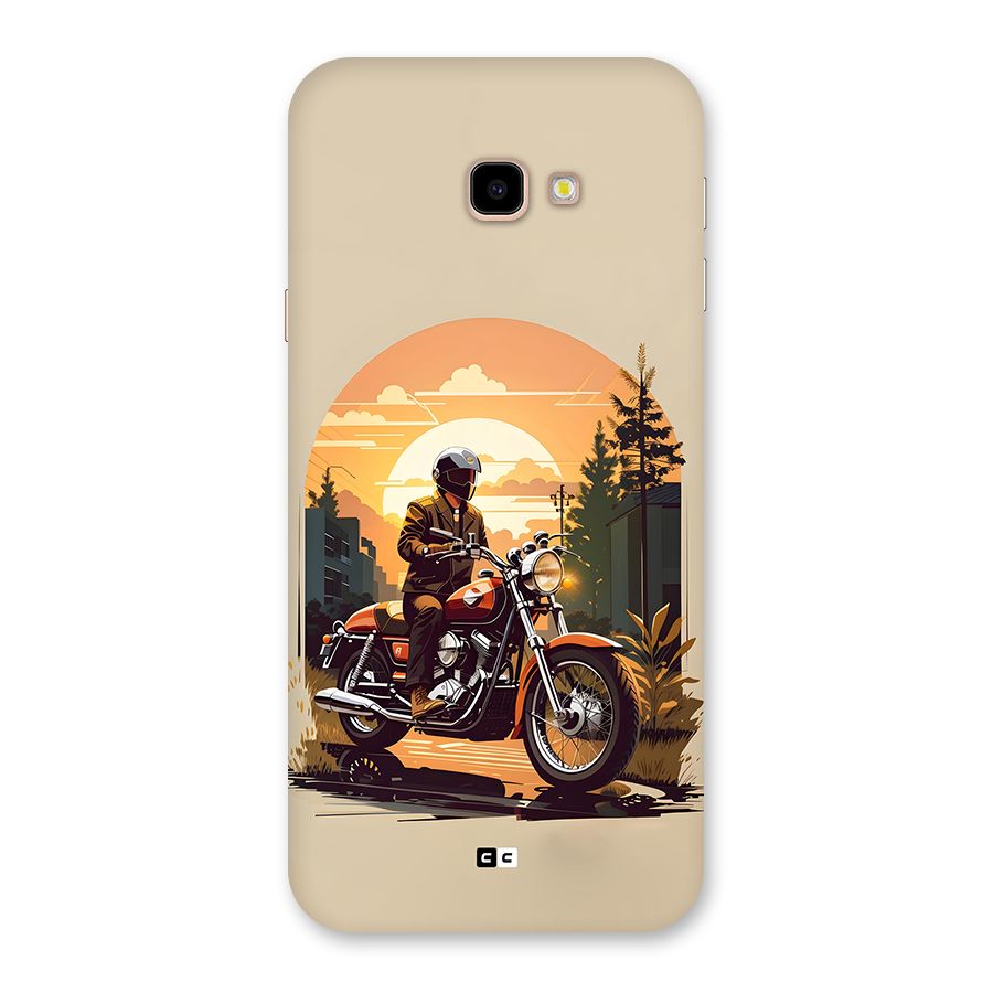 Vintage Bike Art Back Case for Galaxy J4 Plus