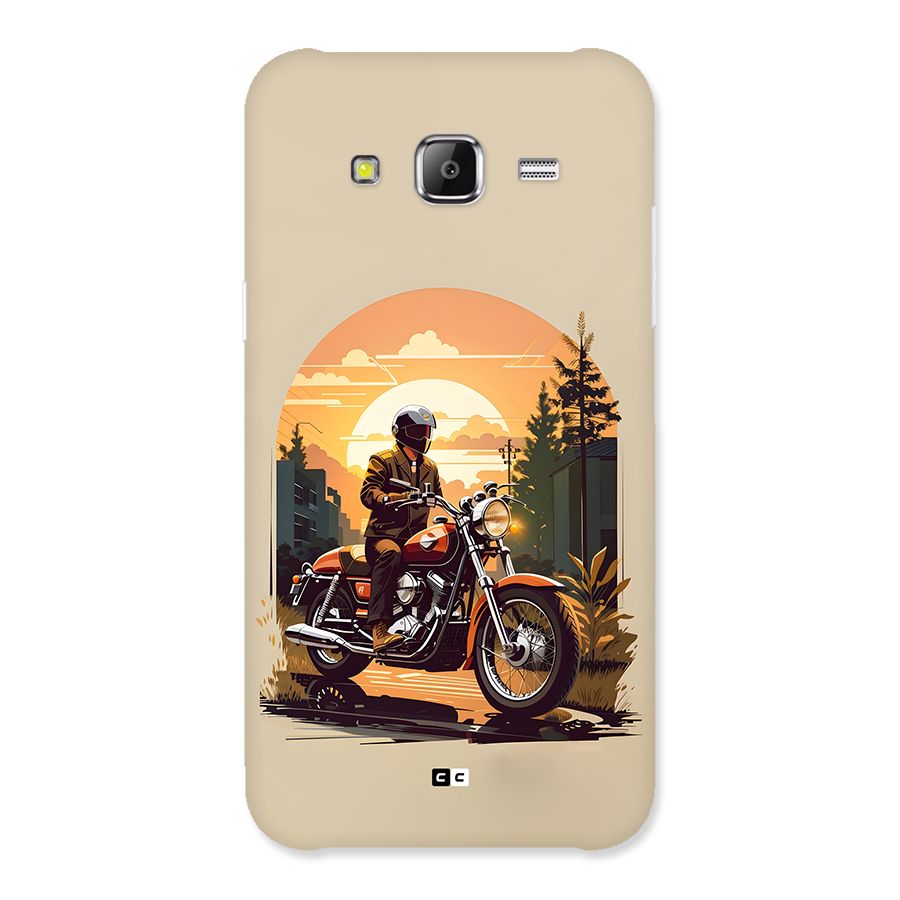 Vintage Bike Art Back Case for Galaxy J5