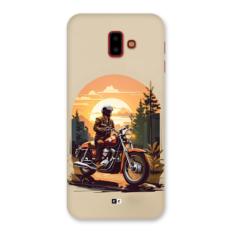 Vintage Bike Art Back Case for Galaxy J6 Plus