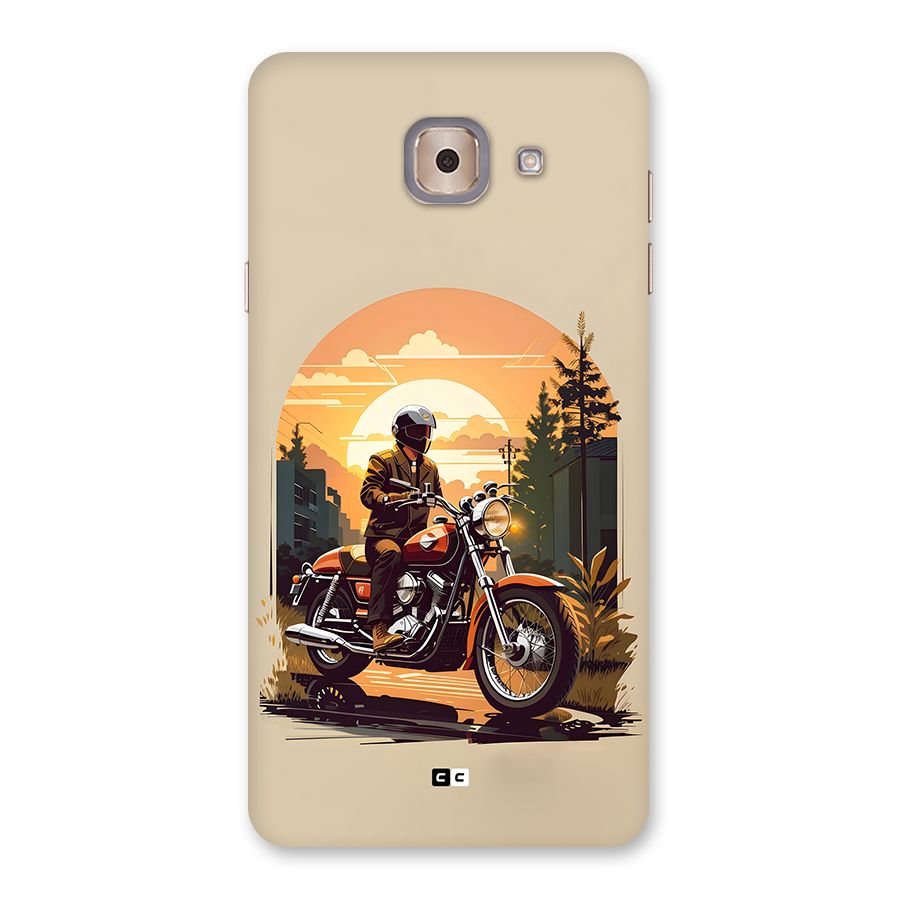 Vintage Bike Art Back Case for Galaxy J7 Max