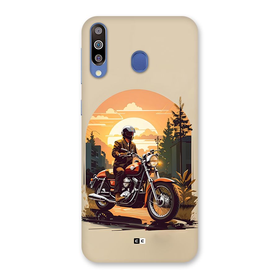 Vintage Bike Art Back Case for Galaxy M30
